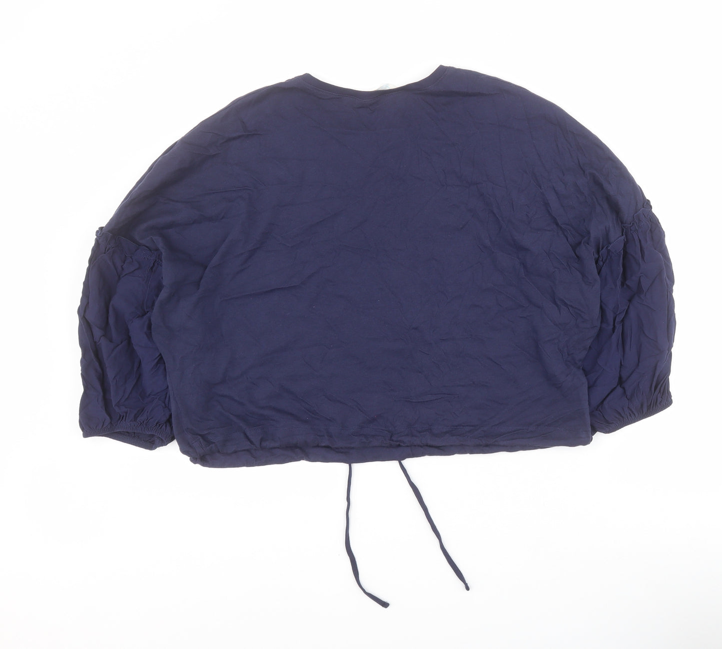 Primark Womens Blue  100% Cotton Basic T-Shirt Size M Round Neck