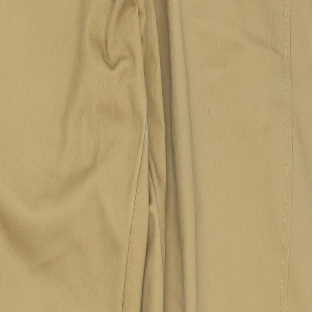 JACK & JONES Mens Brown  Cotton Chino Trousers Size 34 L31 in Regular Button