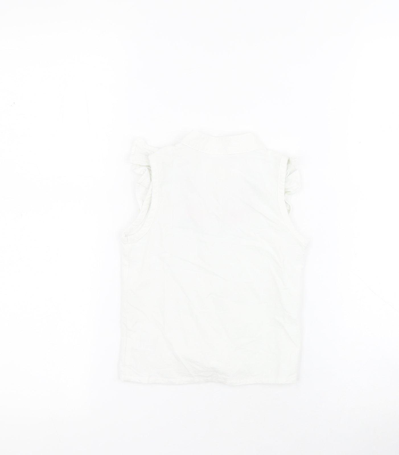 SheIn Baby White  100% Cotton Basic Button-Up Size 18-24 Months Collared Button