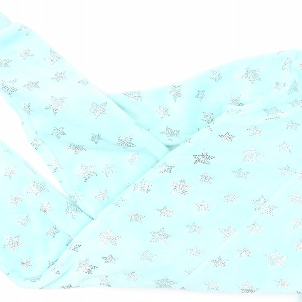 F&F Boys Blue Solid 100% Polyester  One Piece Size 7-8 Years  Zip - Stars