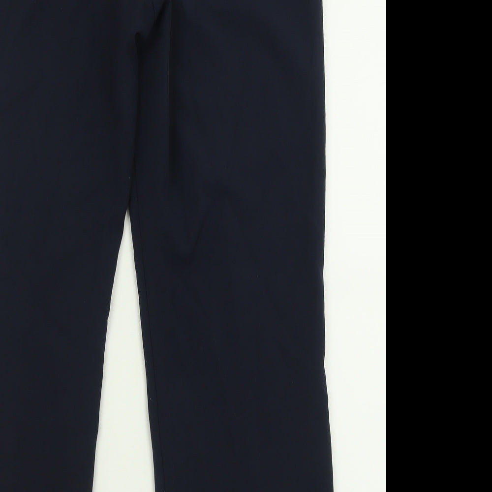 Bm collection Womens Blue  Polyester Trousers  Size 12 L25 in Regular