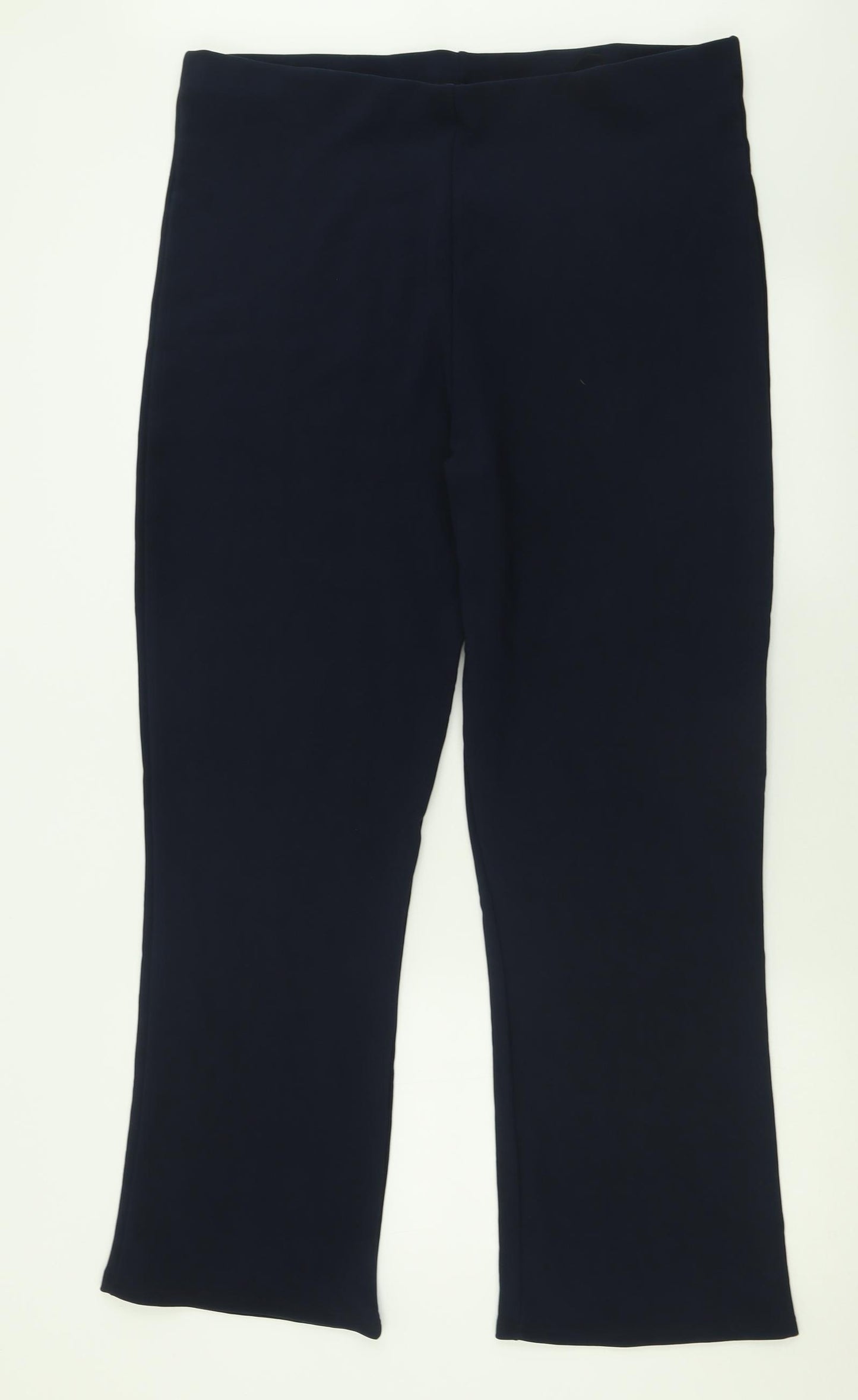 Preworn Womens Blue  Polyester Trousers  Size 22 L30 in Regular