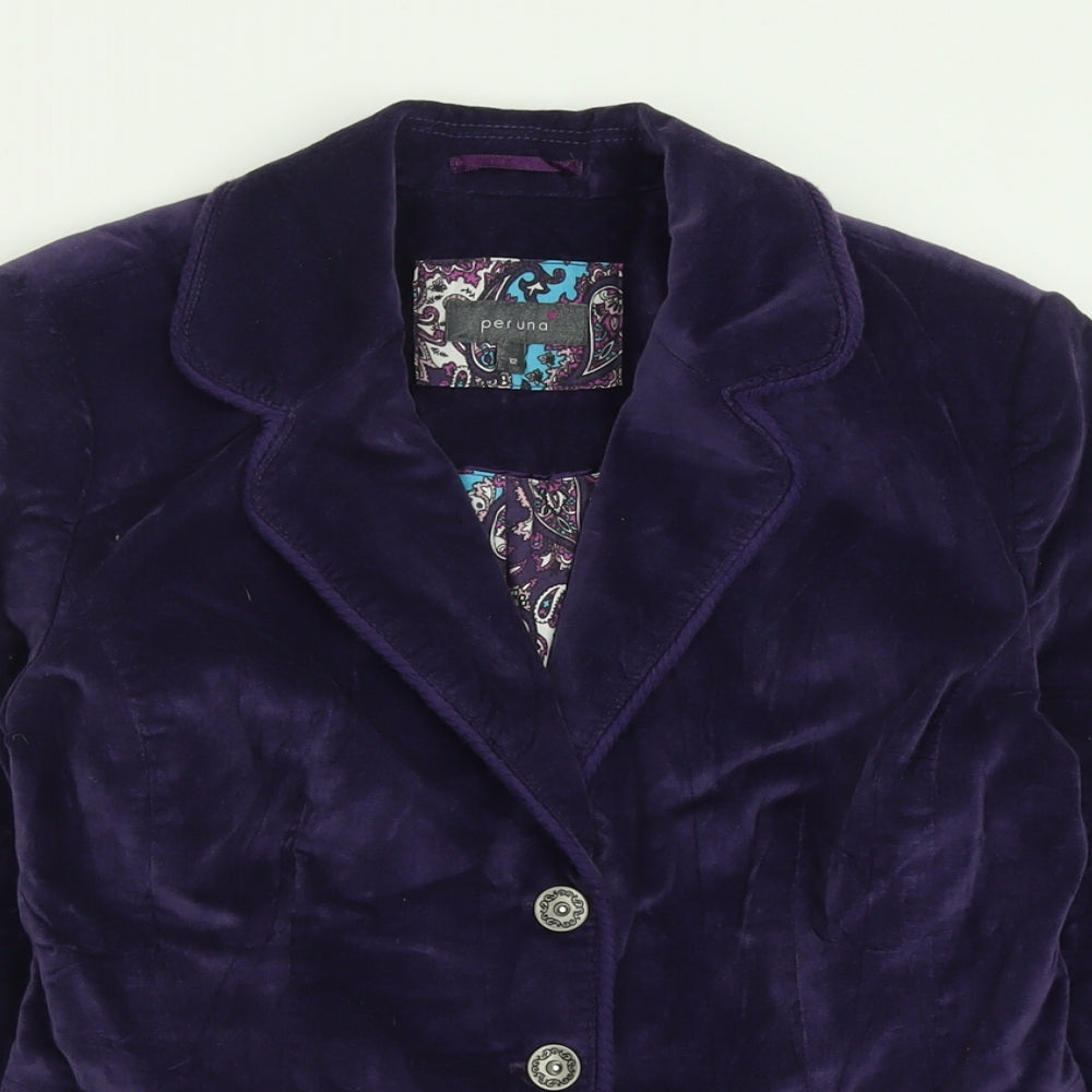 Per Una Womens Black   Jacket Blazer Size 12  Button