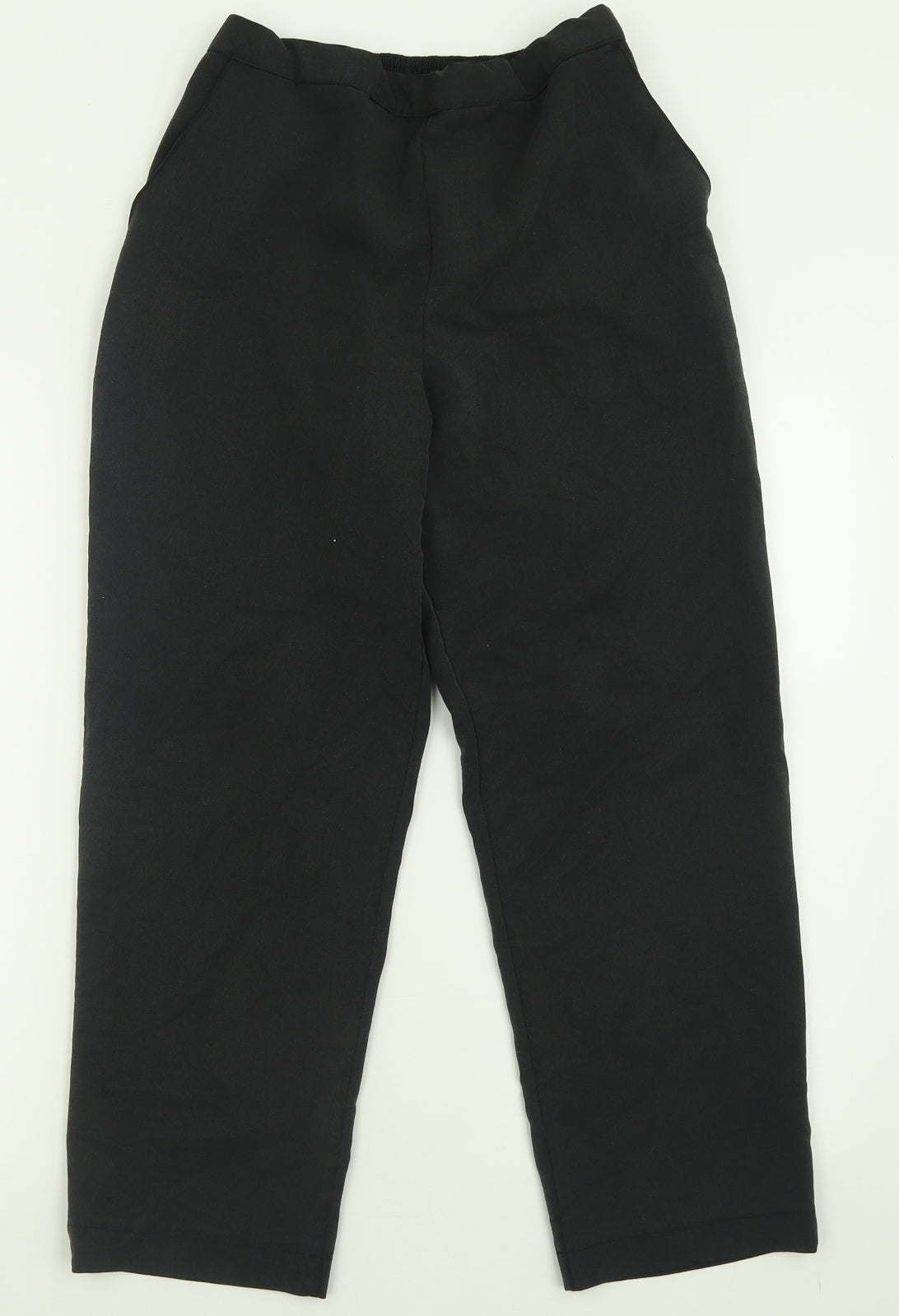 Emma Collction Womens Grey  Polyester Trousers  Size 16 L26 in Regular