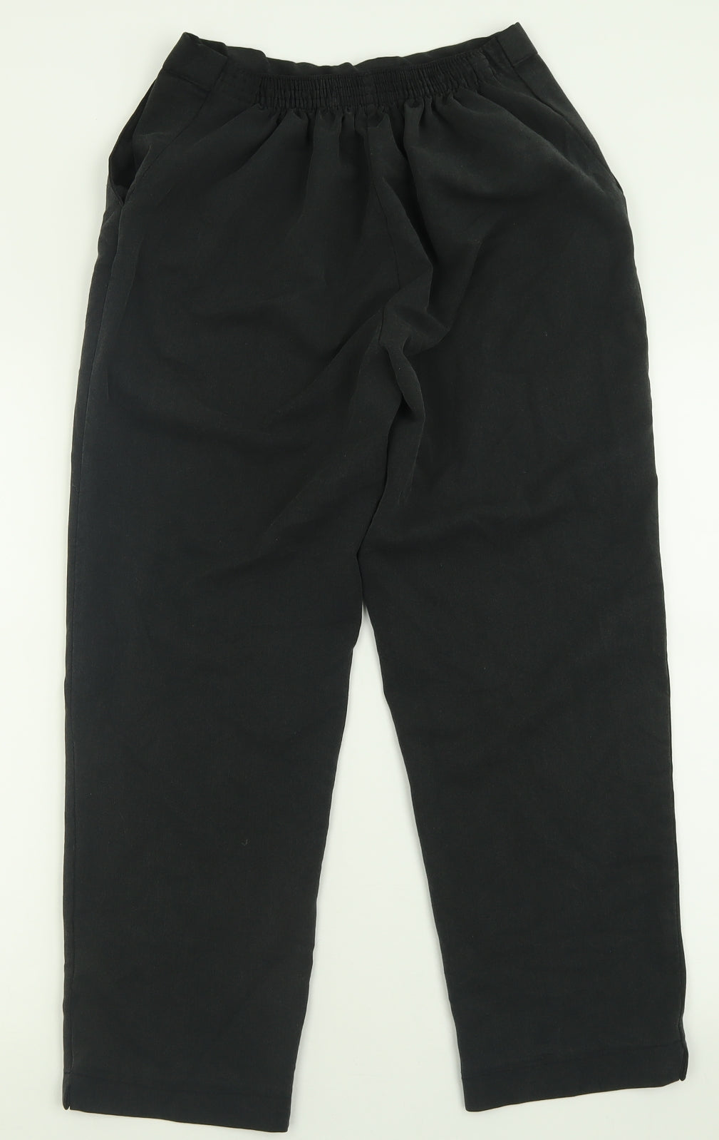 Emma Collction Womens Grey  Polyester Trousers  Size 16 L26 in Regular