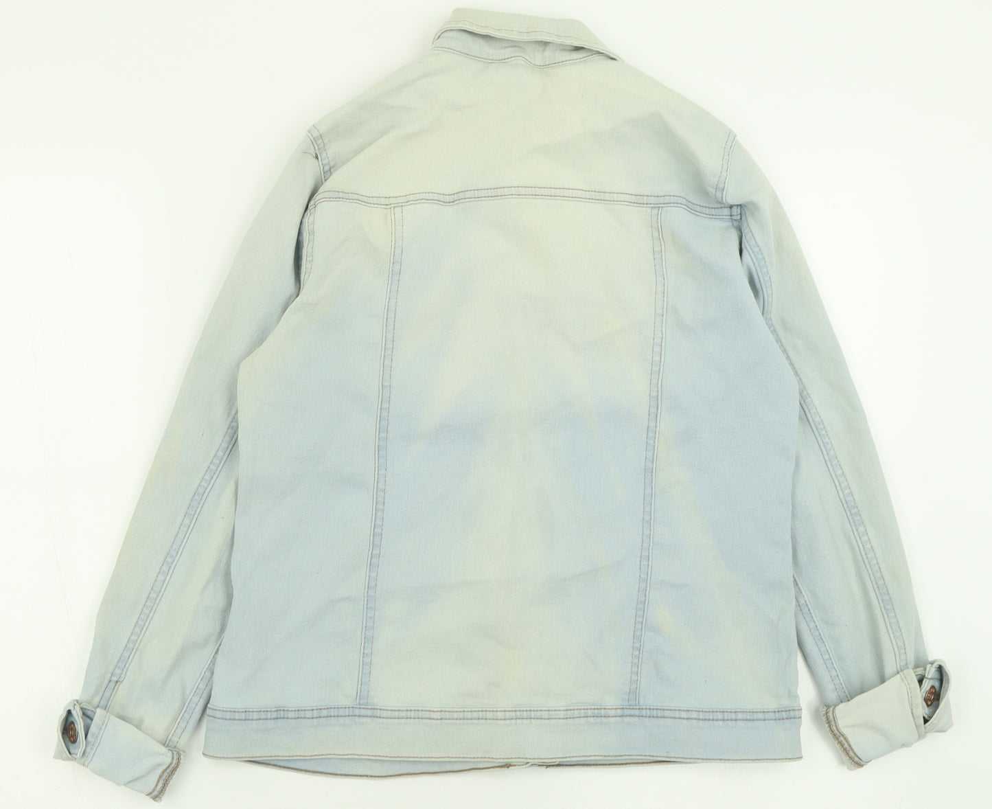 ESMARA Womens Blue   Jacket  Size 14  Button - Distressed