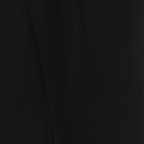 Originals Womens Black  Polyester Trousers  Size 12 L28 in Regular
