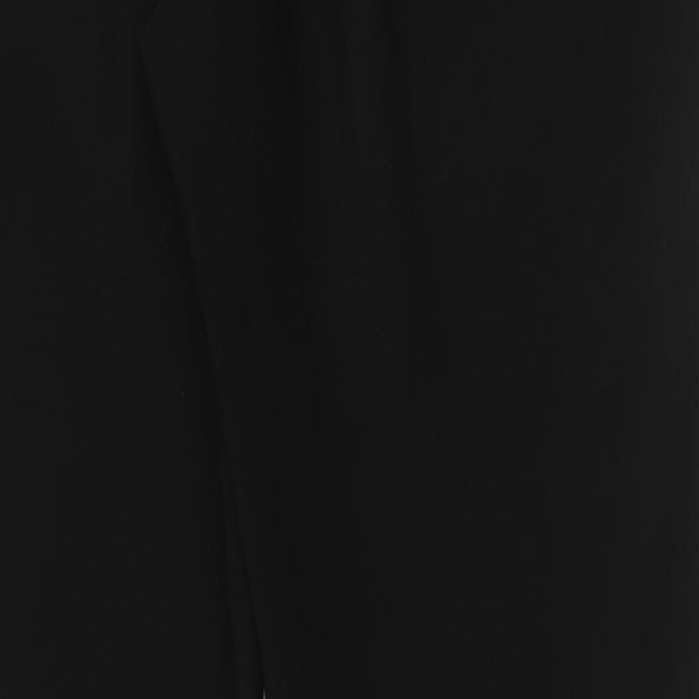 Originals Womens Black  Polyester Trousers  Size 12 L28 in Regular