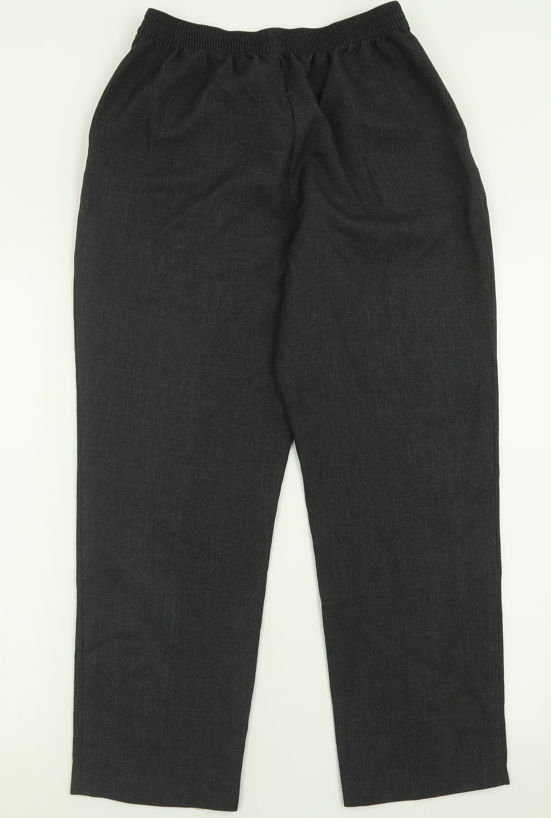 Marks and Spencer Womens Grey  Polyester Trousers  Size 14 L26 in Regular