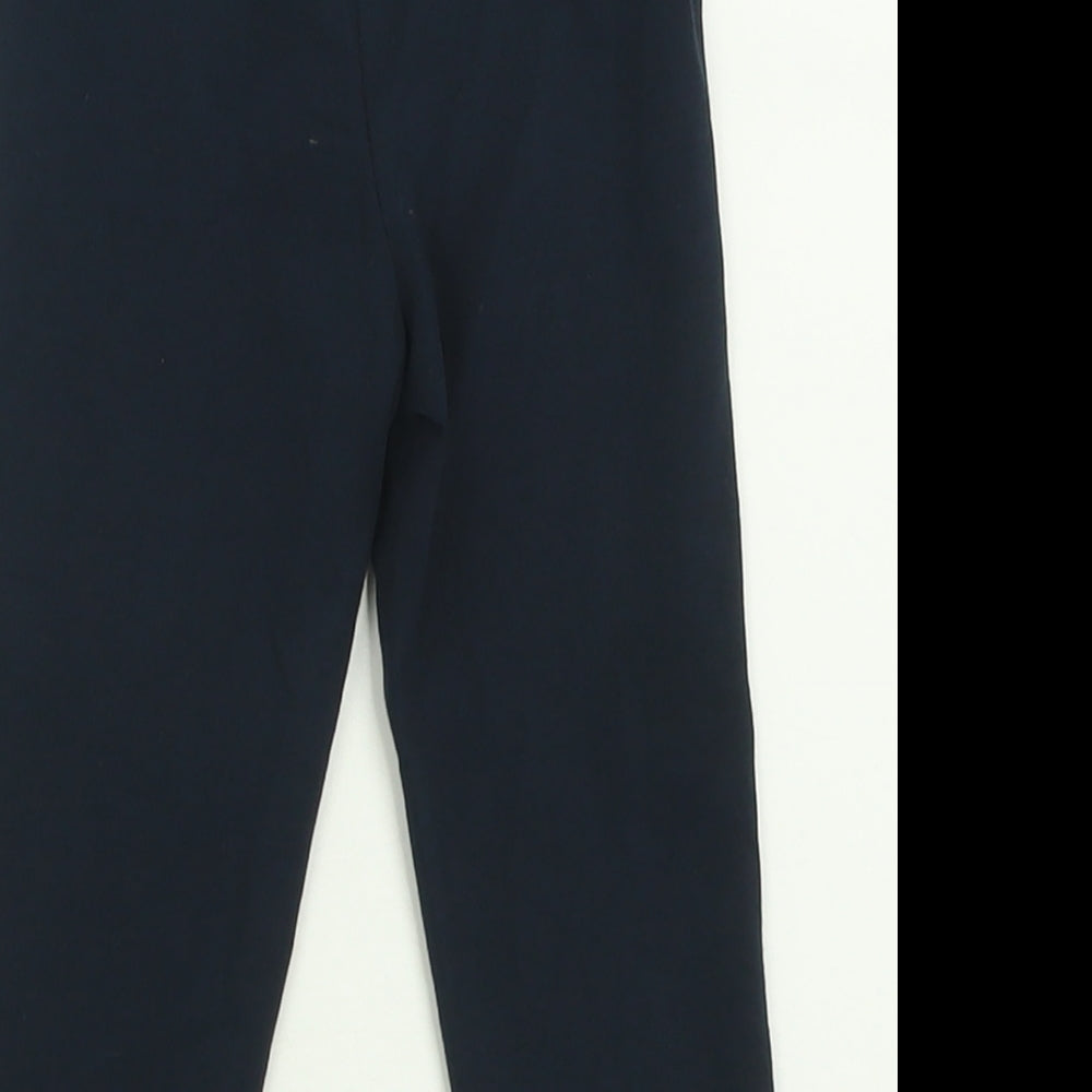 H&M Girls Blue  Cotton Capri Trousers Size 6-7 Years  Regular Pullover