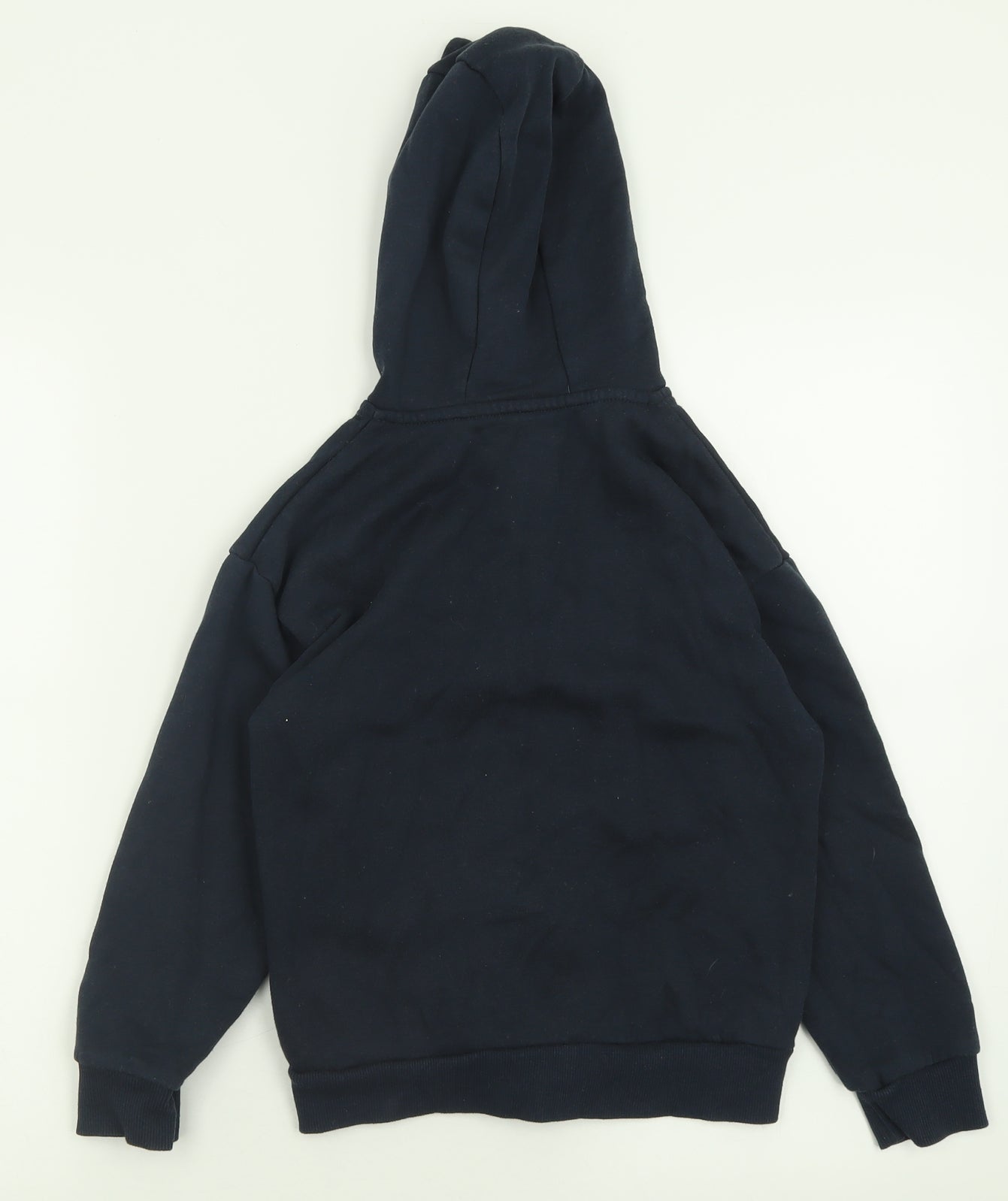 Dunnes Stores Boys Blue  Cotton Full Zip Hoodie Size 8-9 Years  Zip