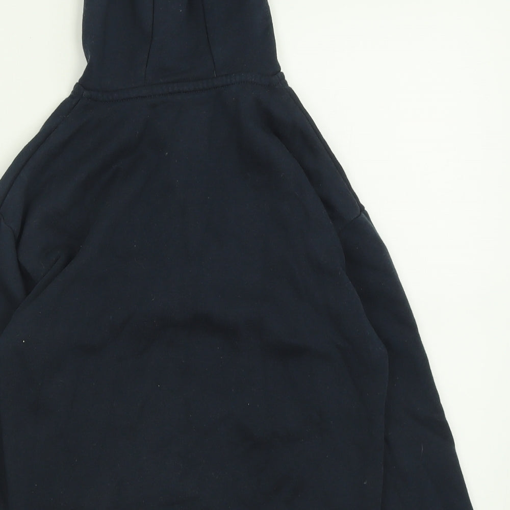 Dunnes Stores Boys Blue  Cotton Full Zip Hoodie Size 8-9 Years  Zip