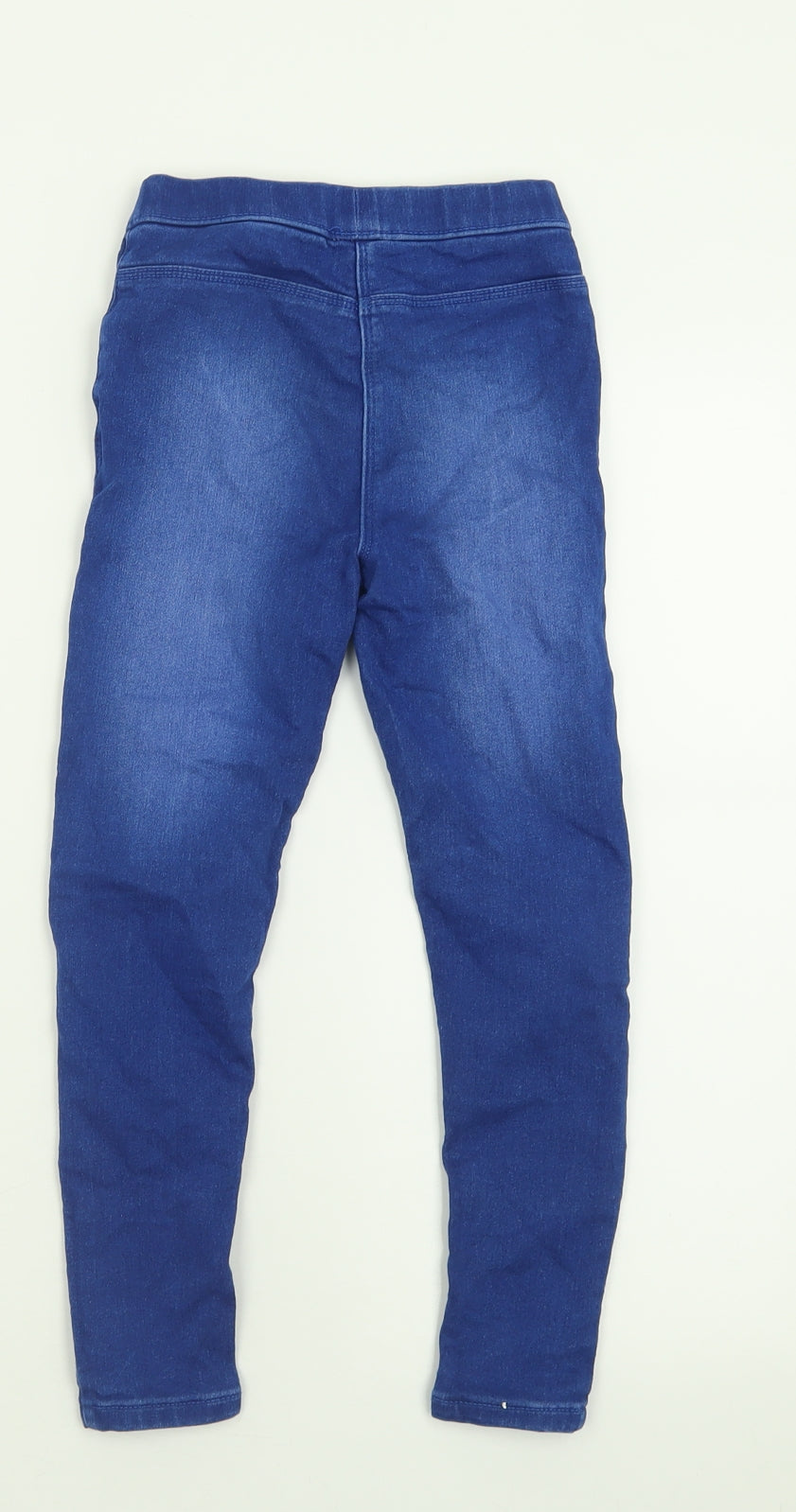 George Girls Blue  Cotton Jegging Trousers Size 6-7 Years  Regular Pullover