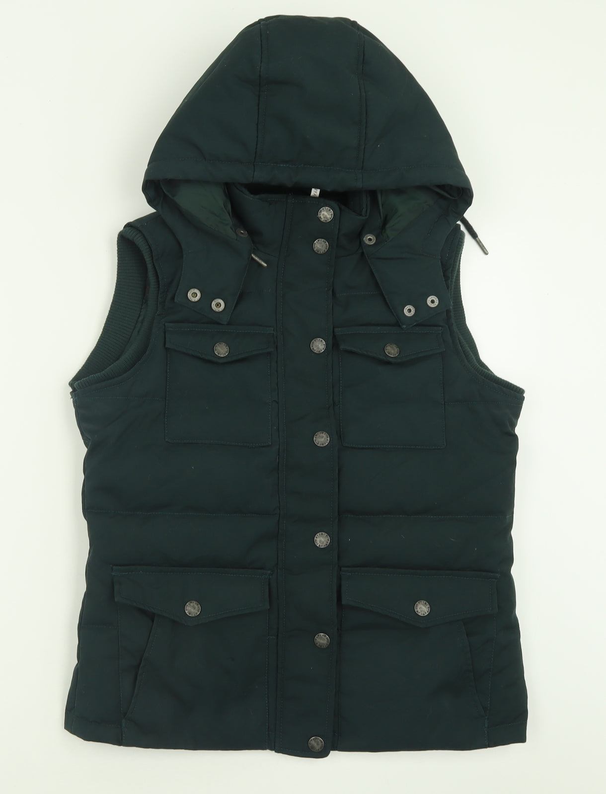 Fat Face Womens Green   Gilet Jacket Size 8  Zip