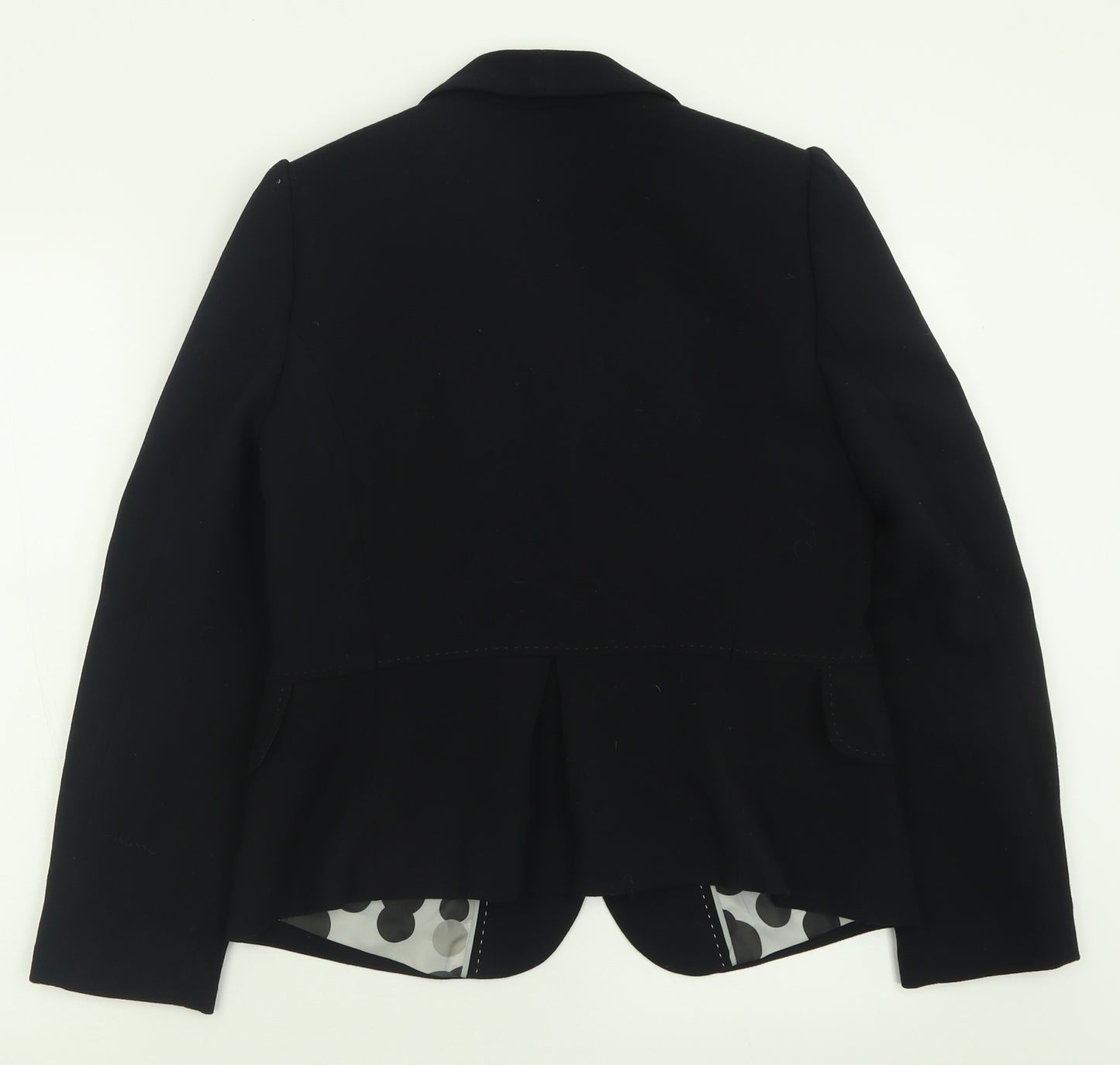 Marks and Spencer Womens Black   Jacket Blazer Size 14  Button