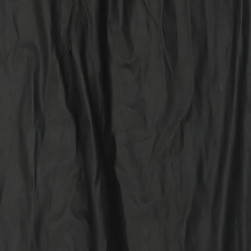 SheIn Womens Black  Polyester Capri Leggings Size S L28 in