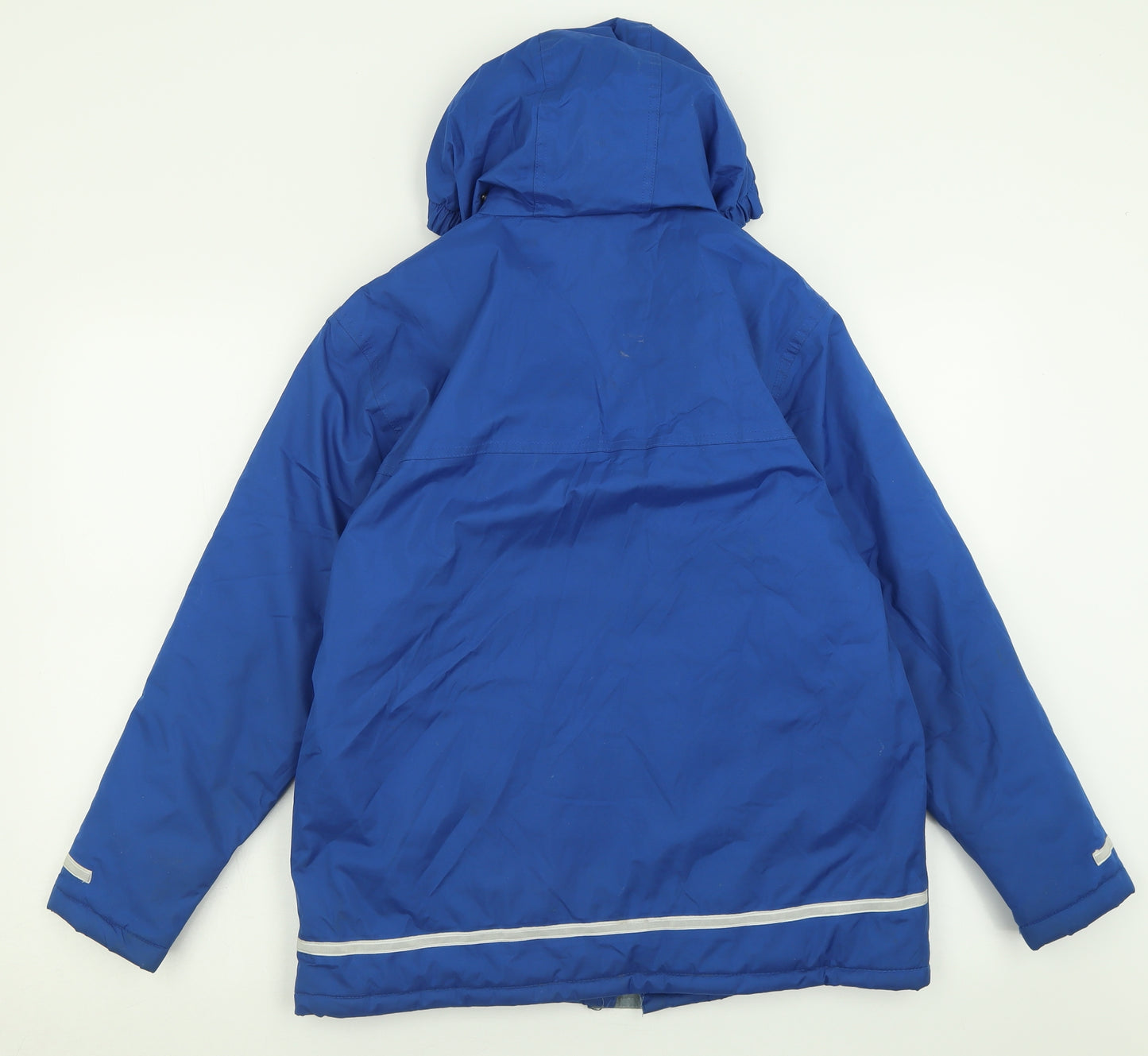 Result Clothing Boys Blue   Basic Coat Coat Size 11-12 Years  Zip