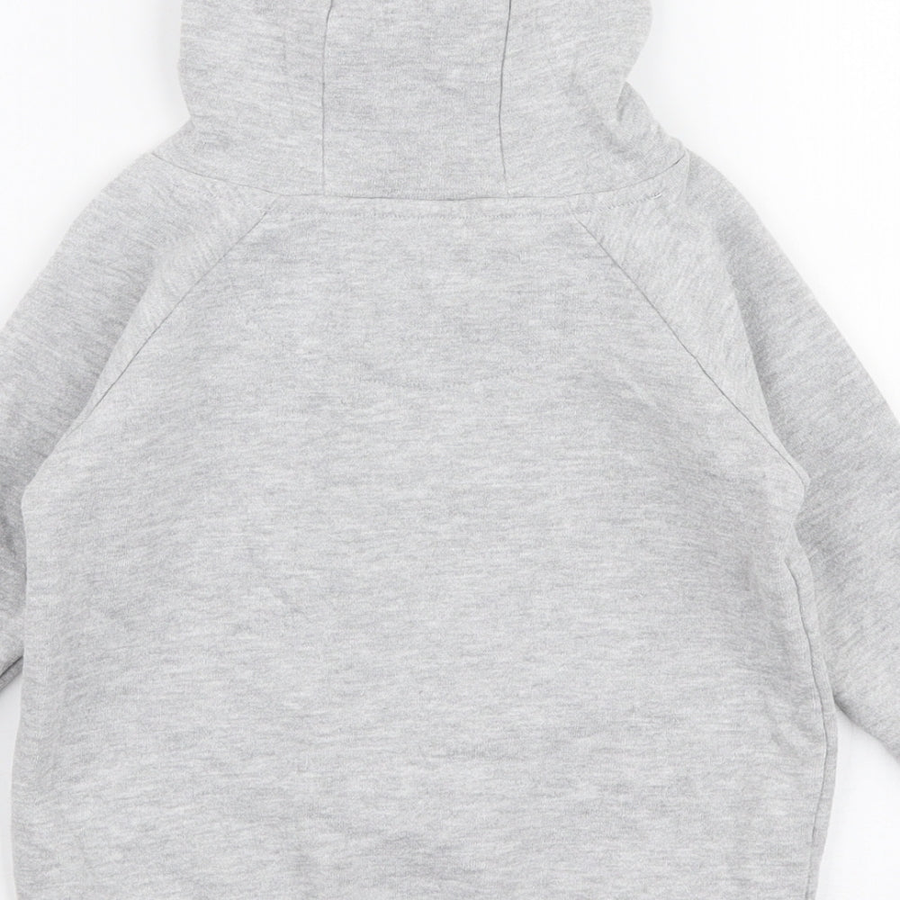 Dunnes Stores Boys Grey  Polyester Pullover Hoodie Size 3-4 Years  Pullover - Christmas Santa