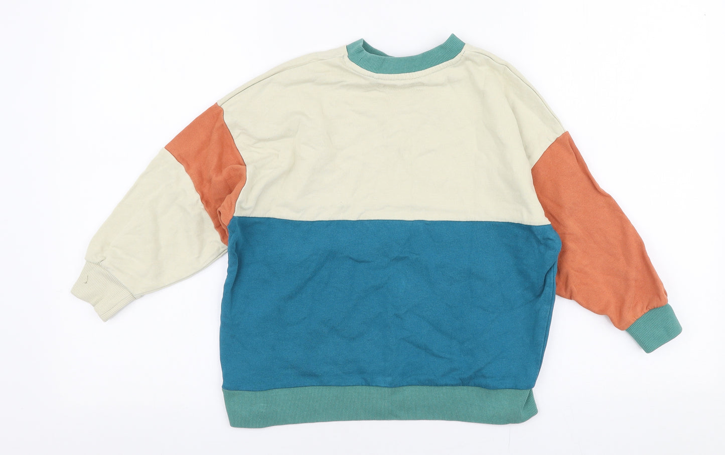 NEXT Boys Multicoloured  100% Cotton Pullover Sweatshirt Size 5-6 Years  Pullover - Awesome days are here