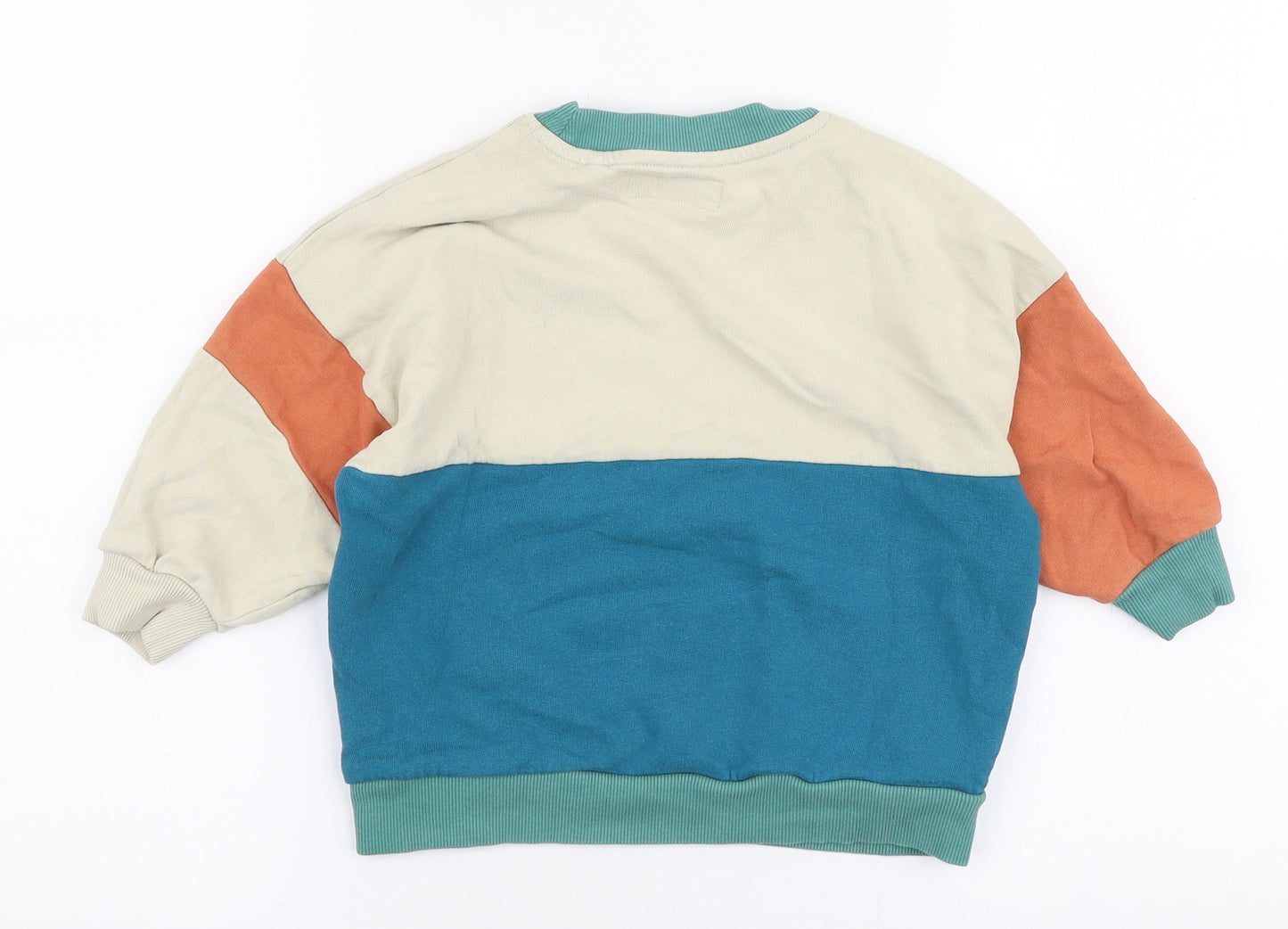 NEXT Boys Multicoloured  100% Cotton Pullover Sweatshirt Size 2-3 Years  Pullover - Awesome days are here
