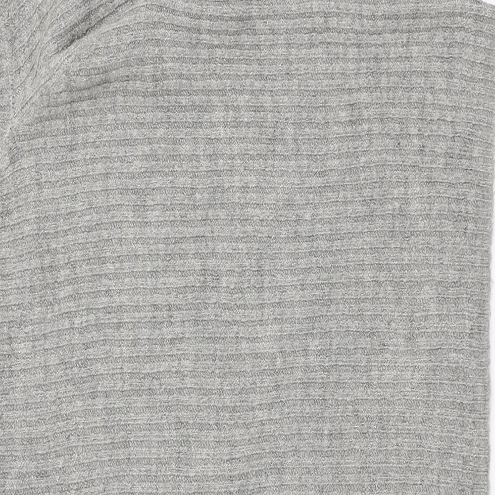 New Look Girls Grey Round Neck  Acrylic Pullover Jumper Size 14-15 Years  Pullover - Cold shoulder