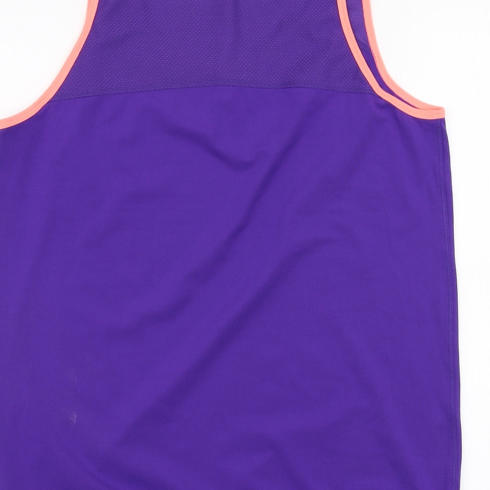 Dunnes Stores Womens Purple  Polyester Camisole Tank Size 12 Round Neck Pullover