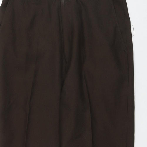 Chums Mens Brown  Polyester Trousers  Size 36 in L29 in Regular Zip