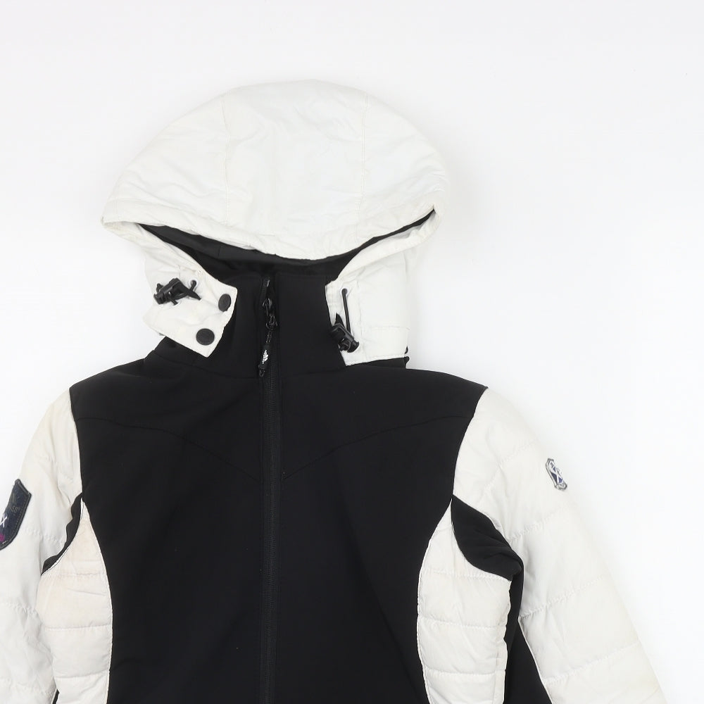 Trespass Womens White   Ski Jacket Coat Size XS  Zip