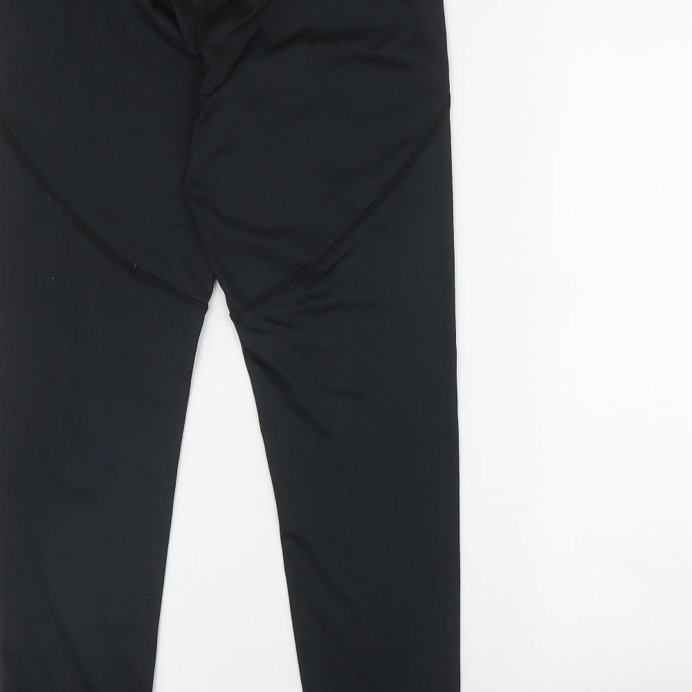 Primark Womens Black  Polyester Compression Leggings Size 14 L30 in Regular Pullover