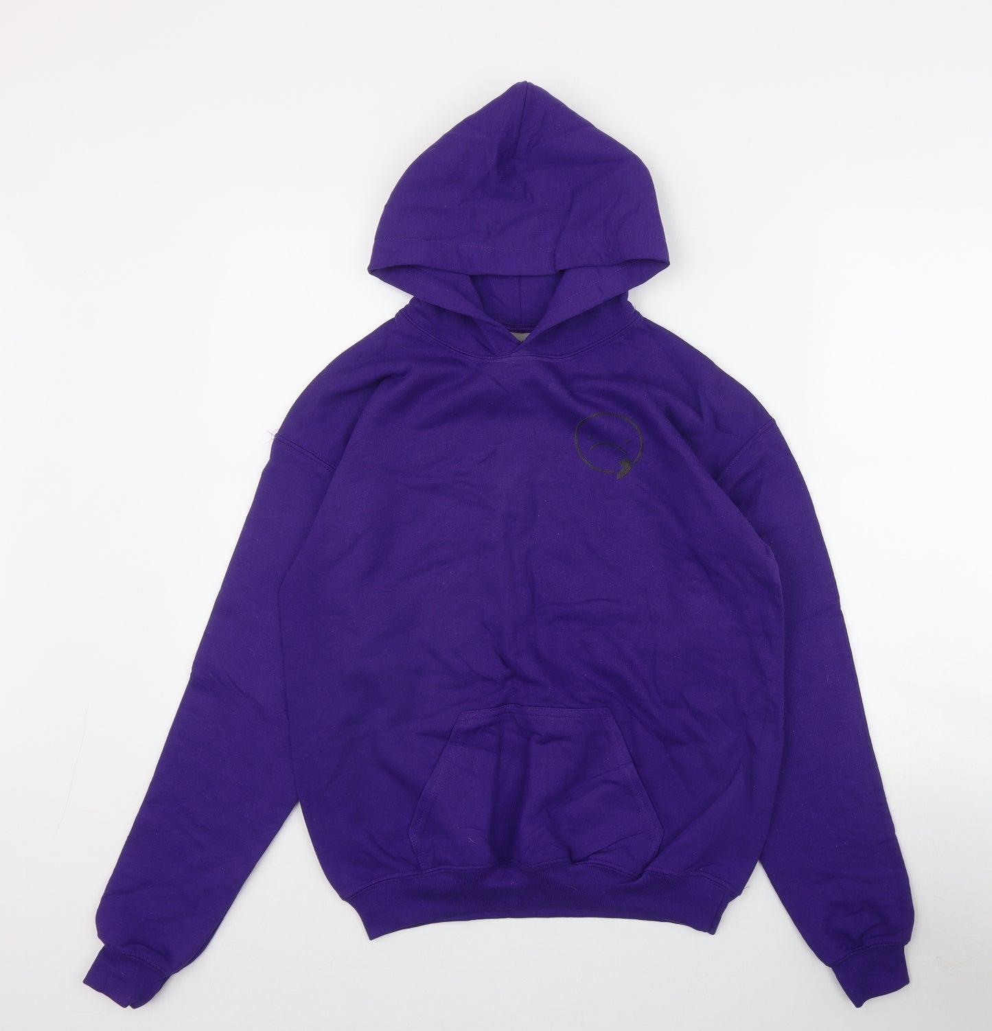 Gildan Boys Purple  Cotton Pullover Hoodie Size XL  Pullover