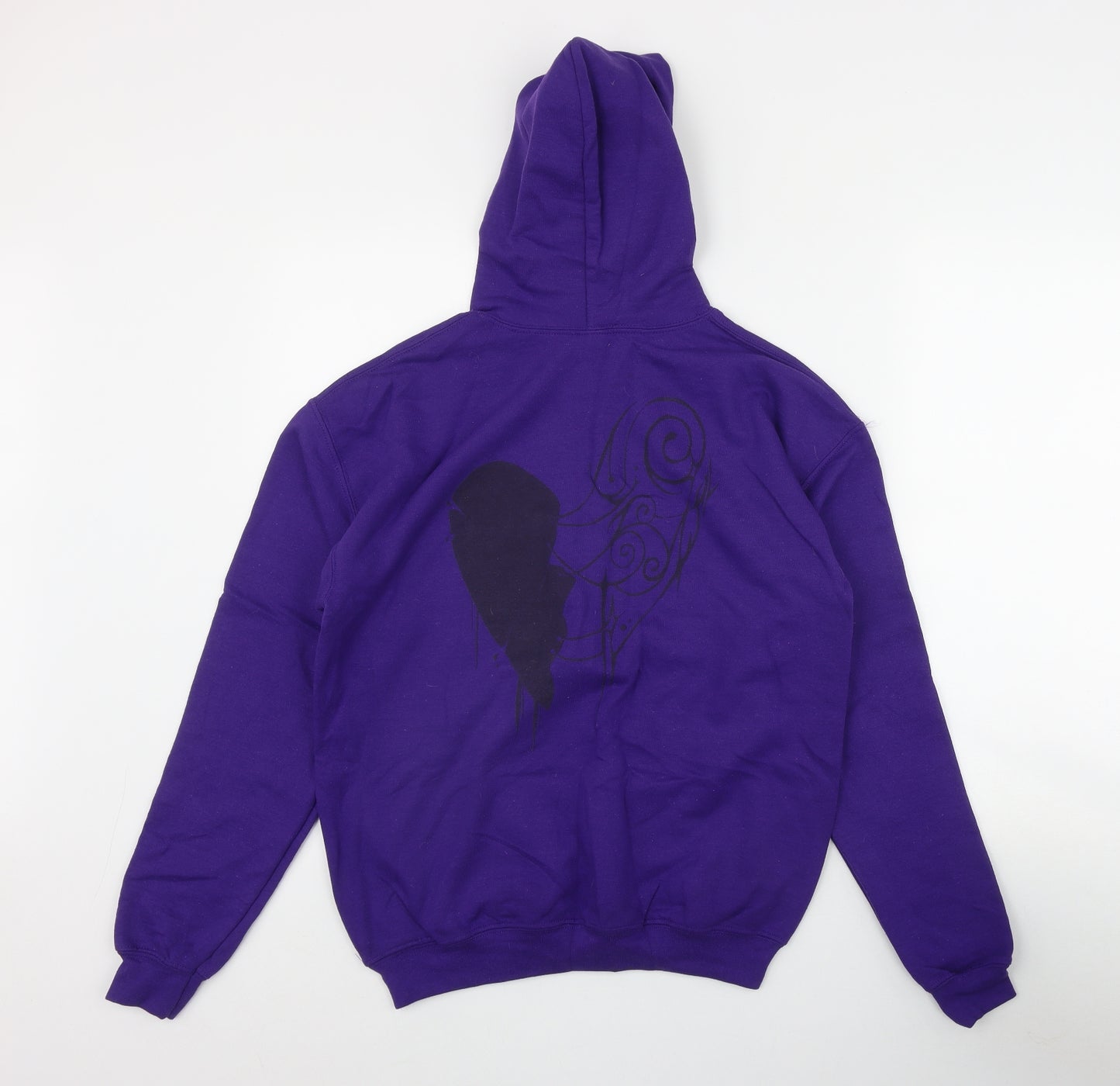 Gildan Boys Purple  Cotton Pullover Hoodie Size XL  Pullover