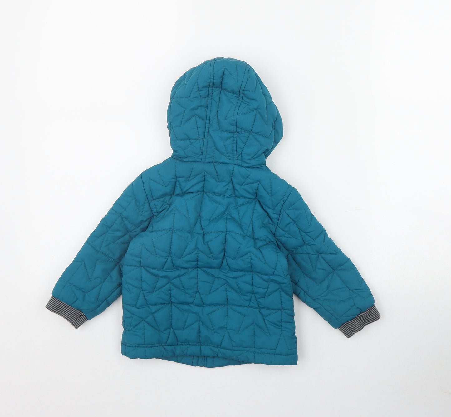 NEXT Boys Blue   Puffer Jacket Coat Size 12-18 Months   Zip