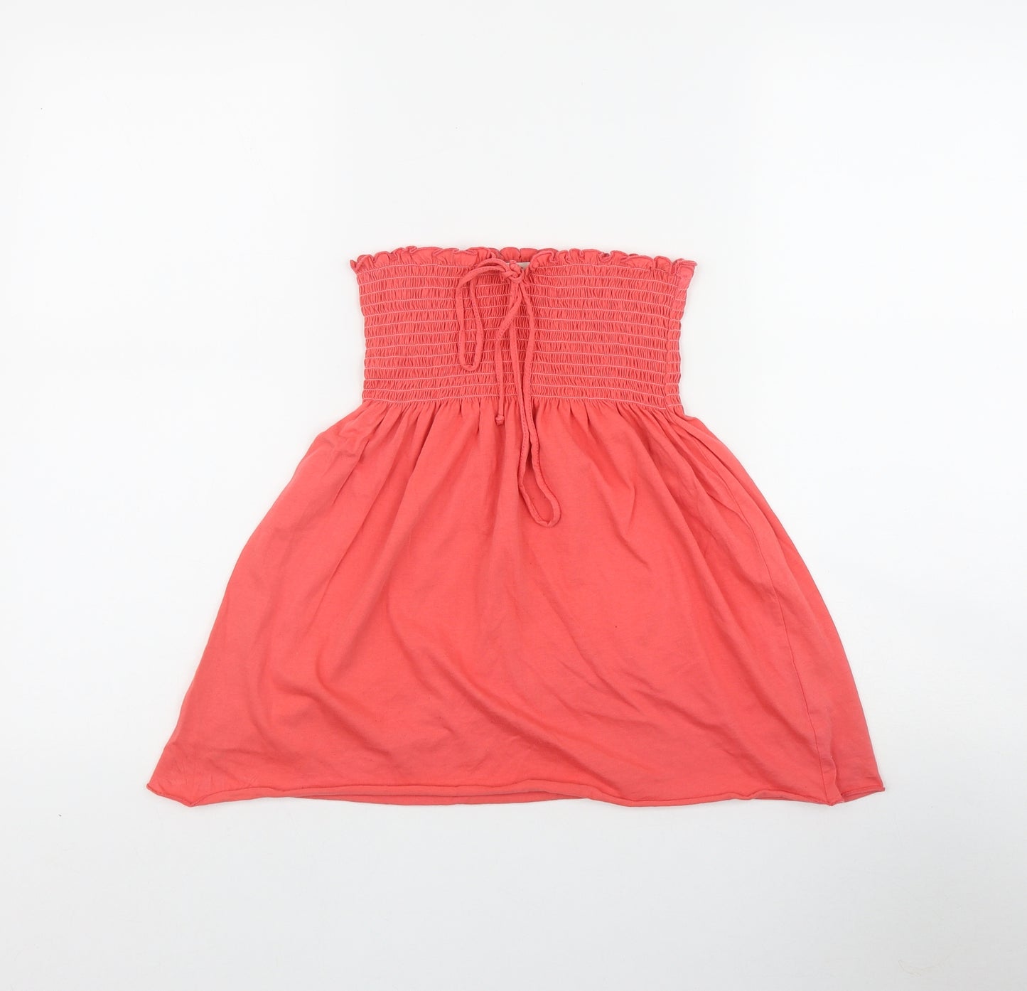 Tom Wolfe Womens Pink  Cotton Basic Tank Size 12 Off the Shoulder