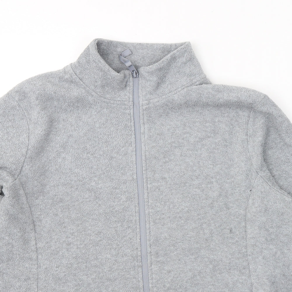 Dunnes Stores Womens Grey  Polyester Full Zip Sweatshirt Size XL  Zip
