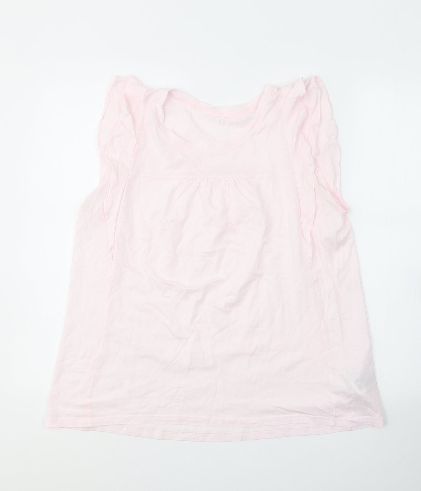 Gap Womens Pink  Cotton Basic T-Shirt Size M Round Neck