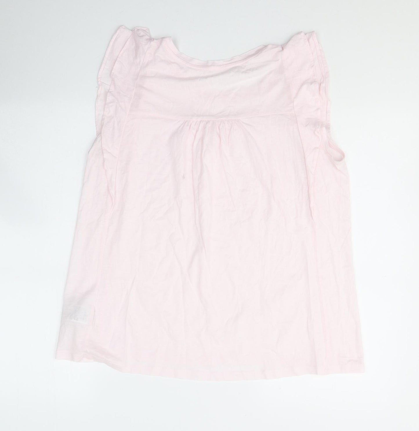 Gap Womens Pink  Cotton Basic T-Shirt Size M Round Neck