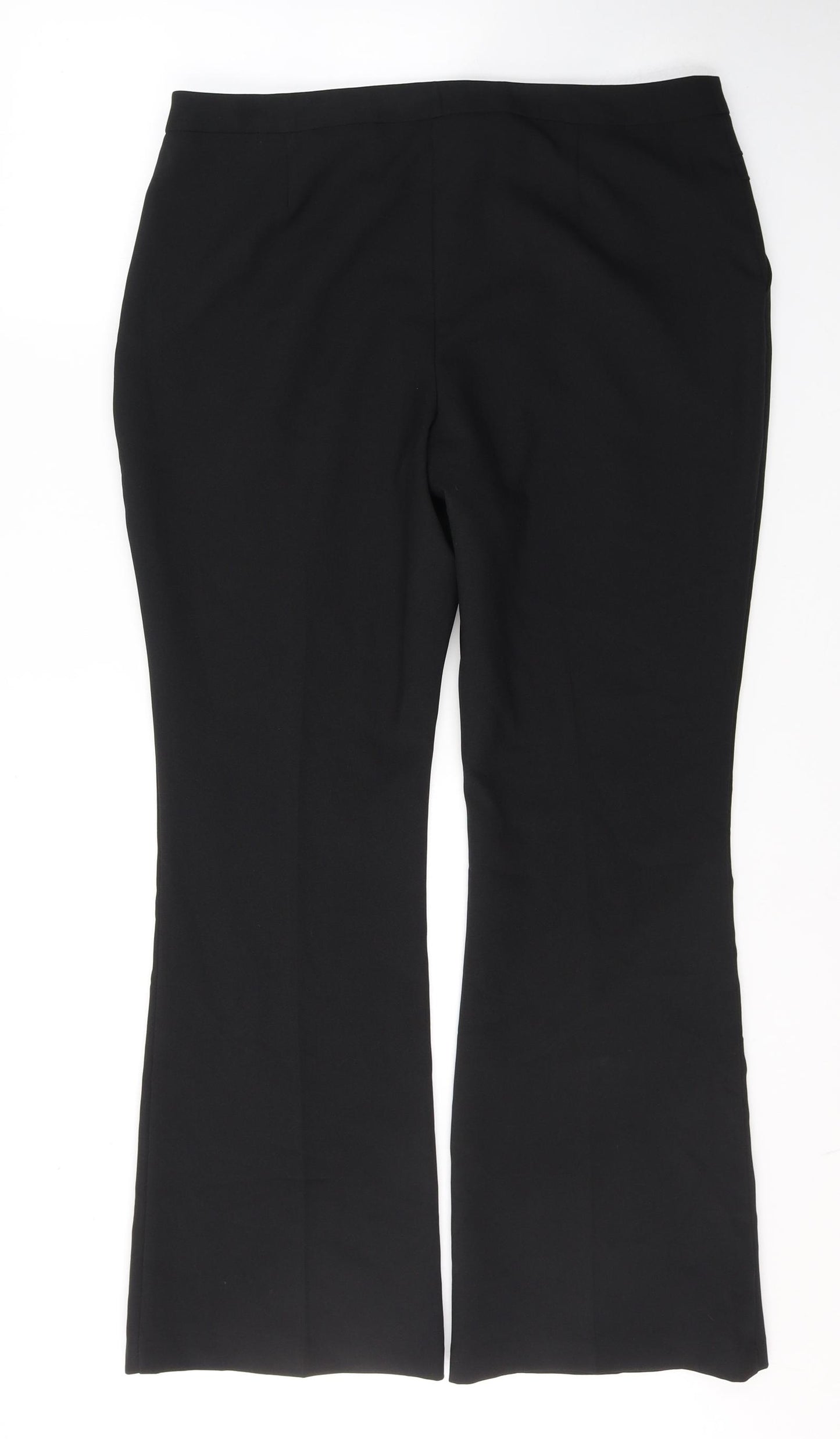 Atmosphere Womens Black  Polyester Trousers  Size 14 L29 in Regular Buckle