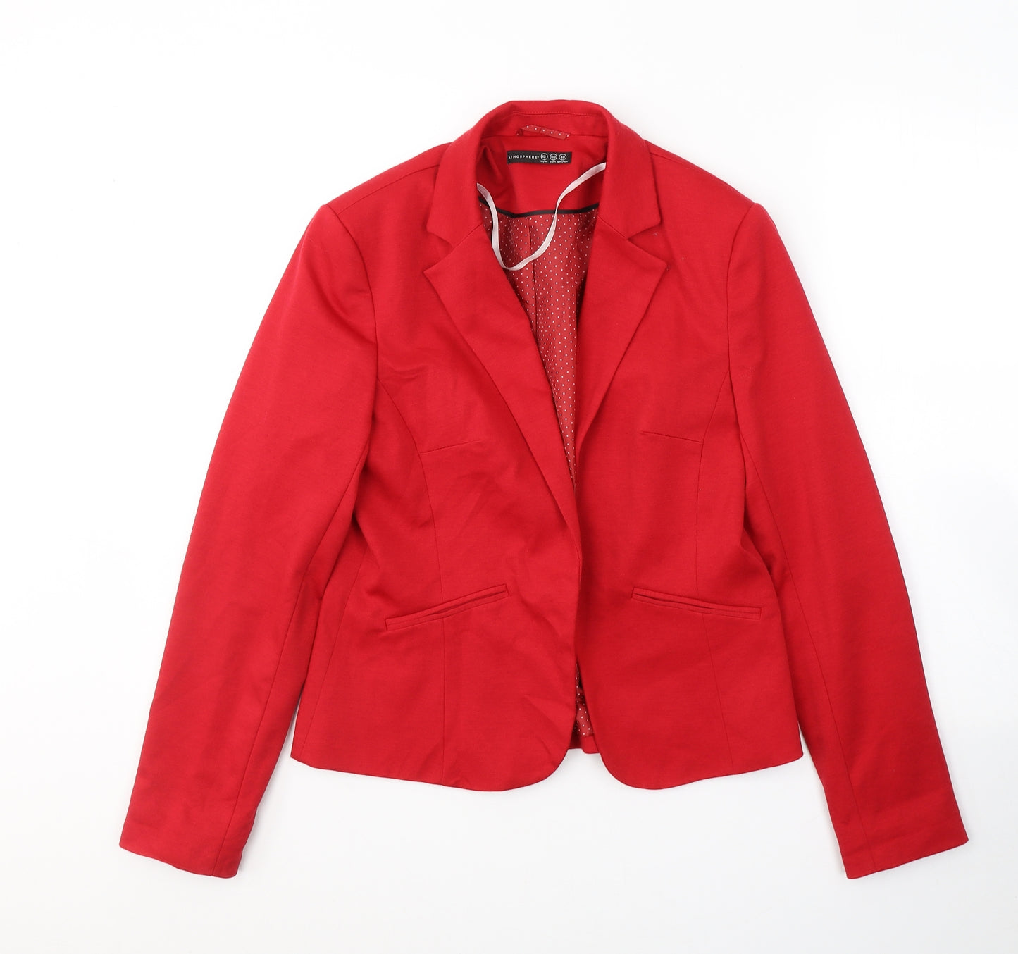Atmosphere Womens Red   Jacket Blazer Size 12