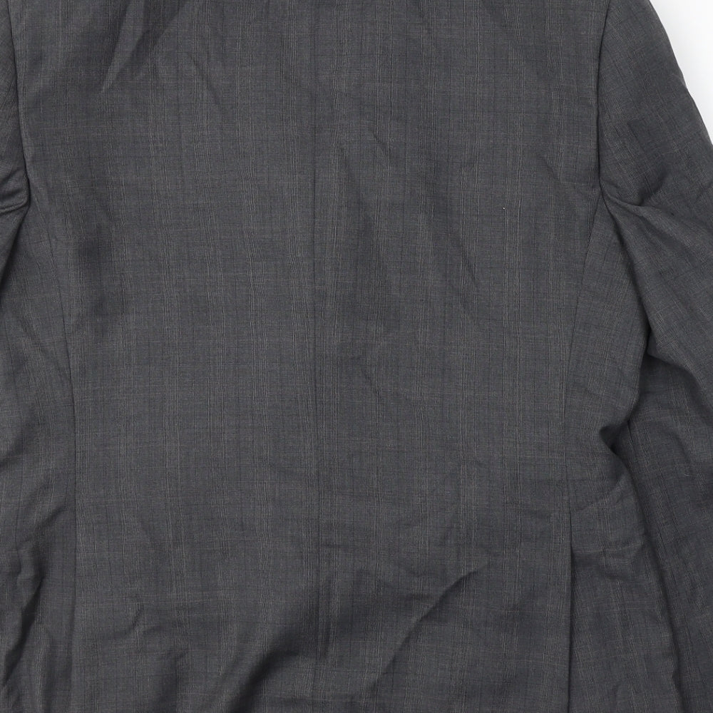 French Connection Mens Grey  Wool Jacket Suit Jacket Size S