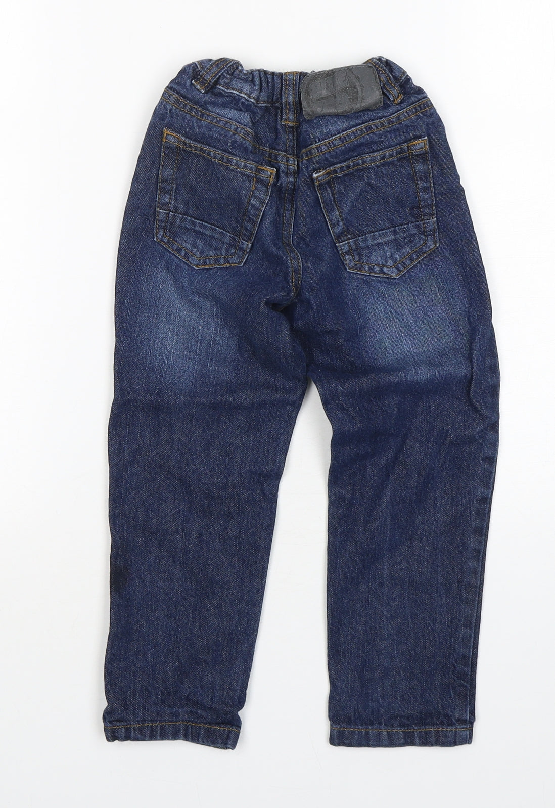 BlueZoo Boys Blue  Cotton Straight Jeans Size 3-4 Years  Regular