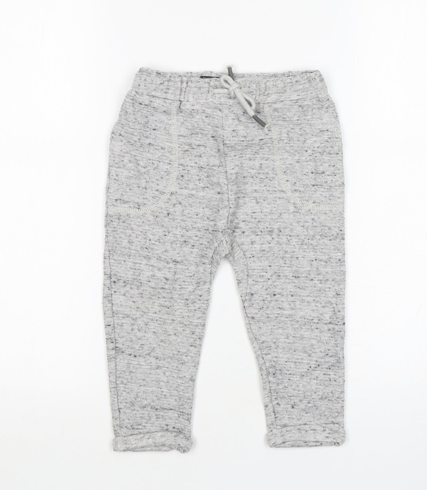NEXT Boys Grey  Cotton Sweatpants Trousers Size 18-24 Months