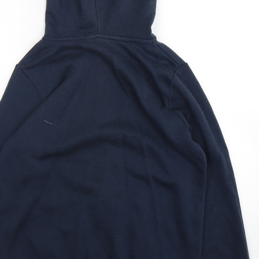 Primark Womens Blue  Polyester Full Zip Hoodie Size 12