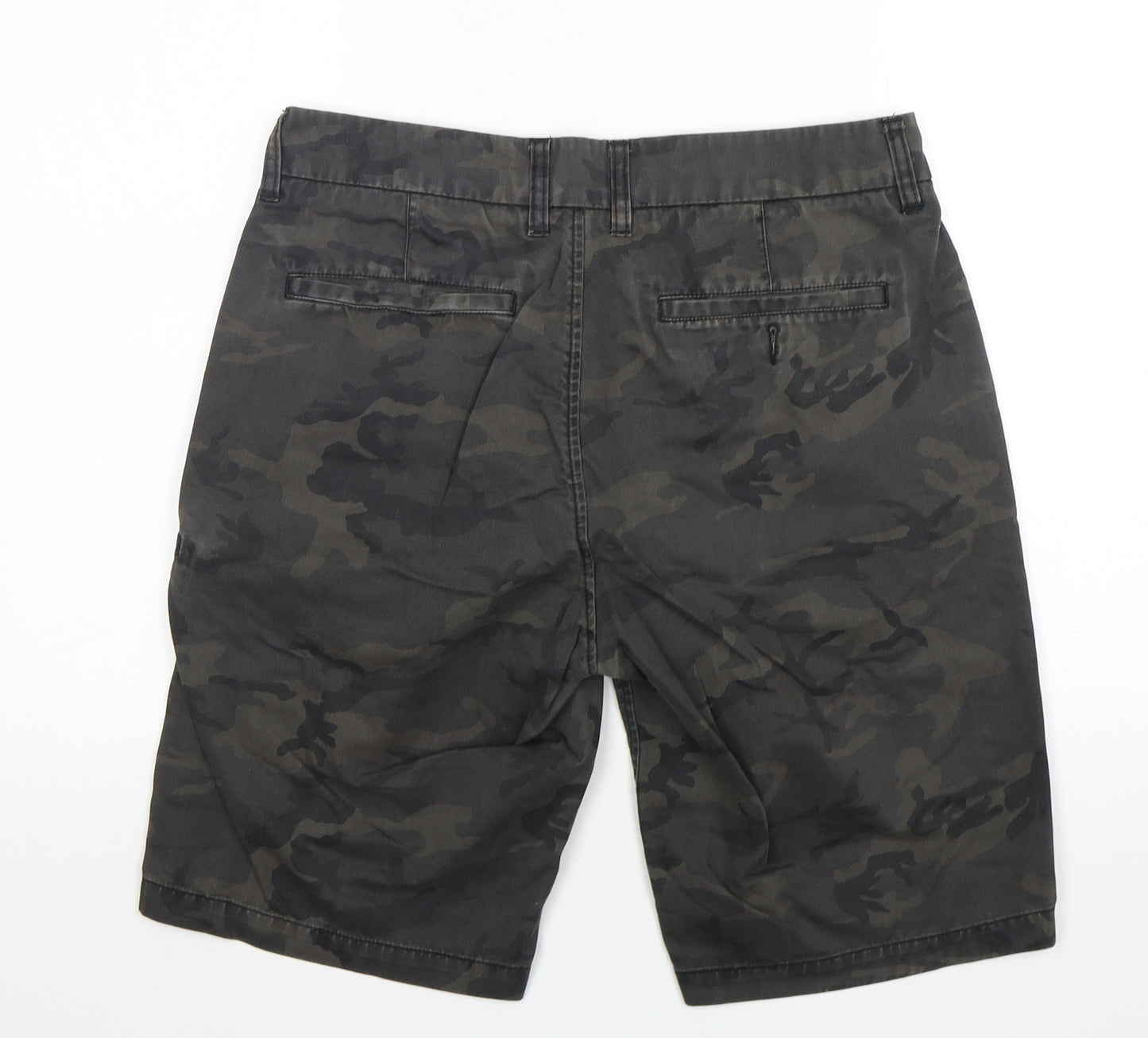Fox Mens Multicoloured Camouflage Cotton Chino Shorts Size 32 L11 in Regular