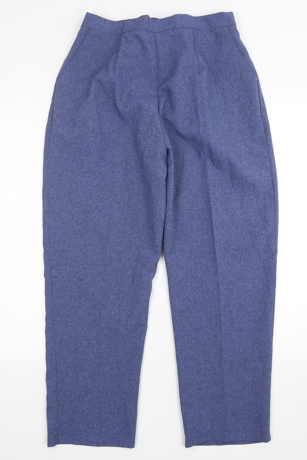 Preworn Womens Blue  Polyester Trousers  Size 18 L28 in Regular