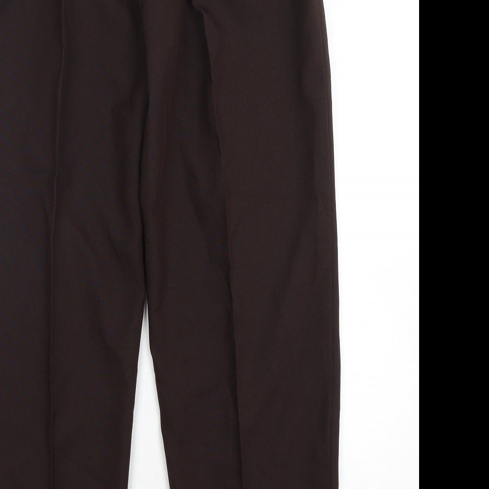 NSF Womens Brown  Polyester Trousers  Size 18 L28 in Regular