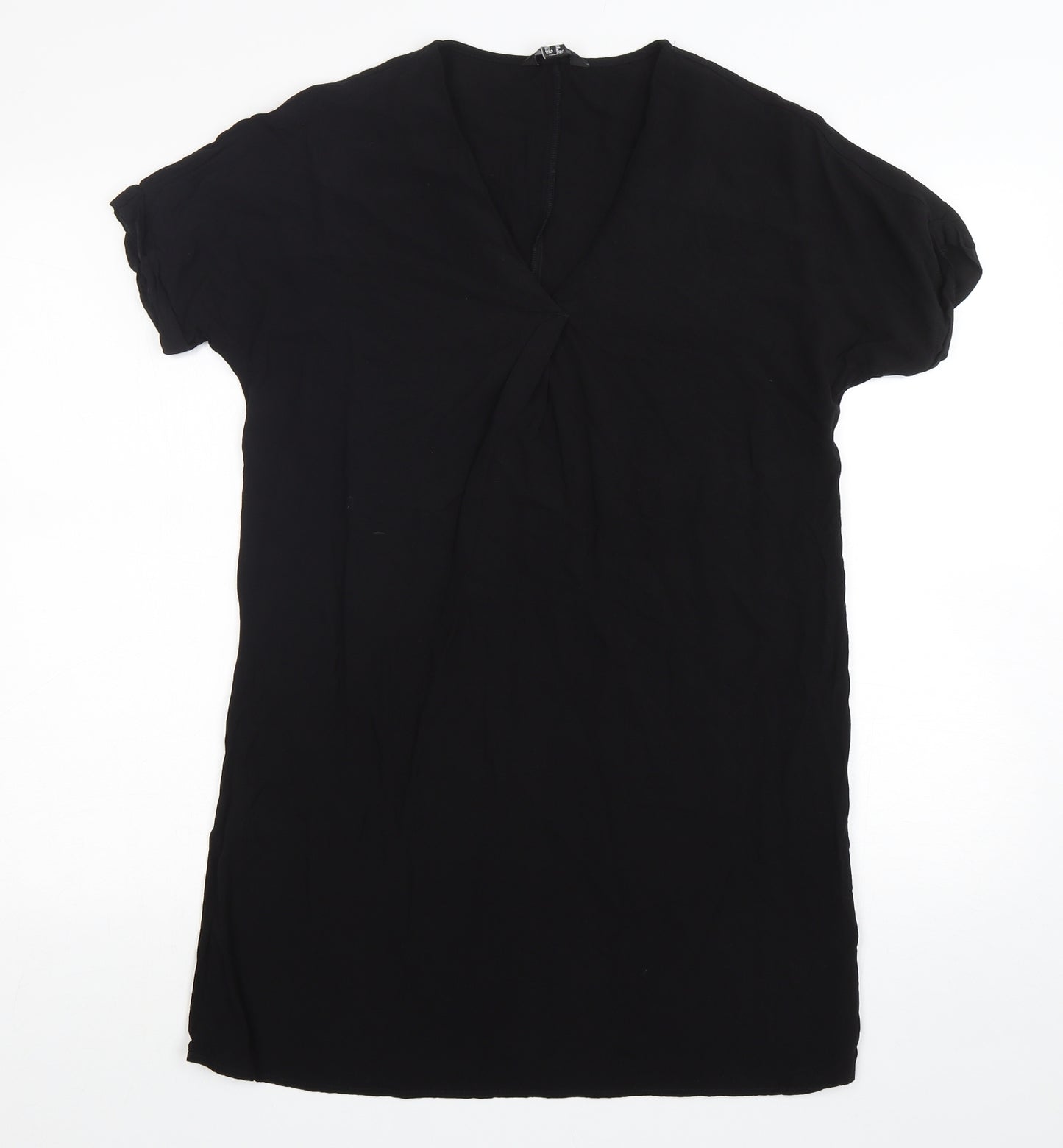 New Look Womens Black  Viscose Sheath  Size 10  V-Neck