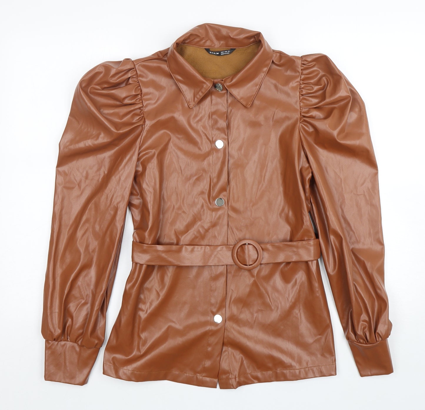 Shein  Womens Brown   Jacket  Size S