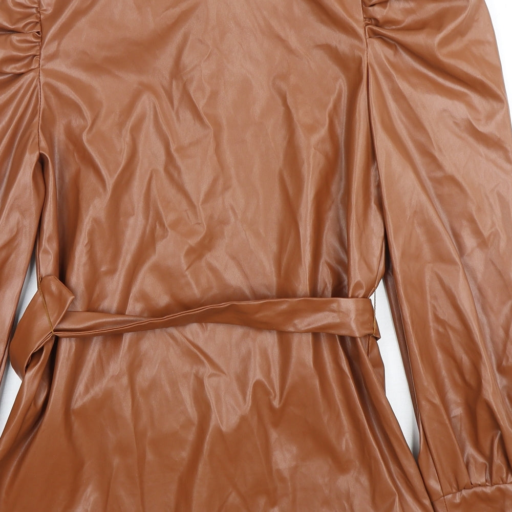 Shein  Womens Brown   Jacket  Size S