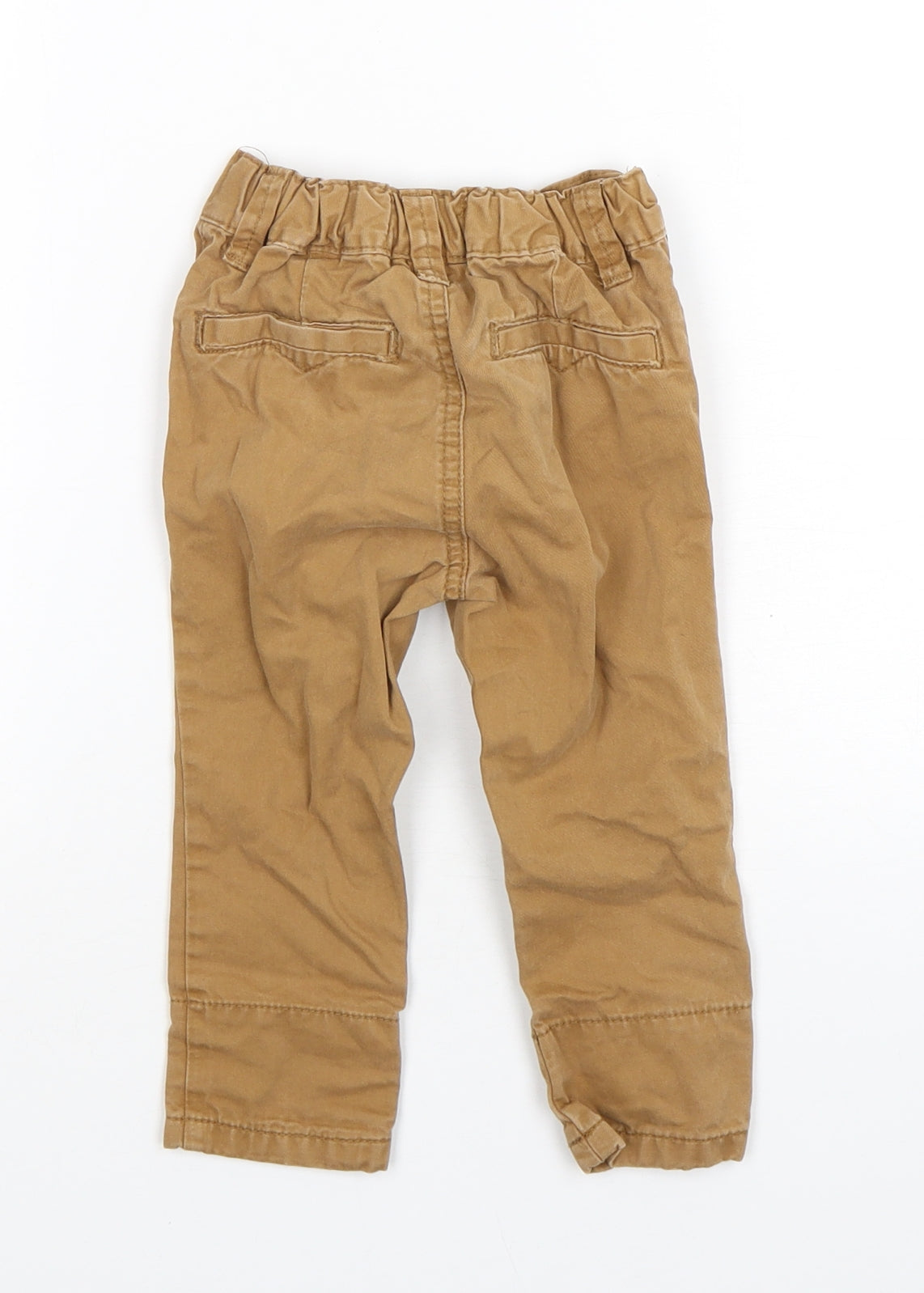 NEXT Boys Beige  Cotton Capri Trousers Size 9 Months