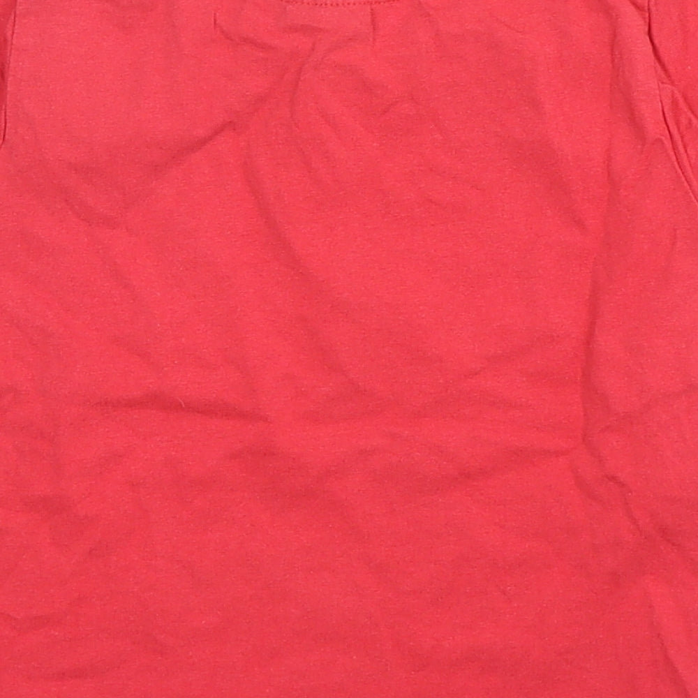 Rebel Boys Red  Cotton Basic T-Shirt Size 18-24 Months Round Neck Pullover - Star Wars